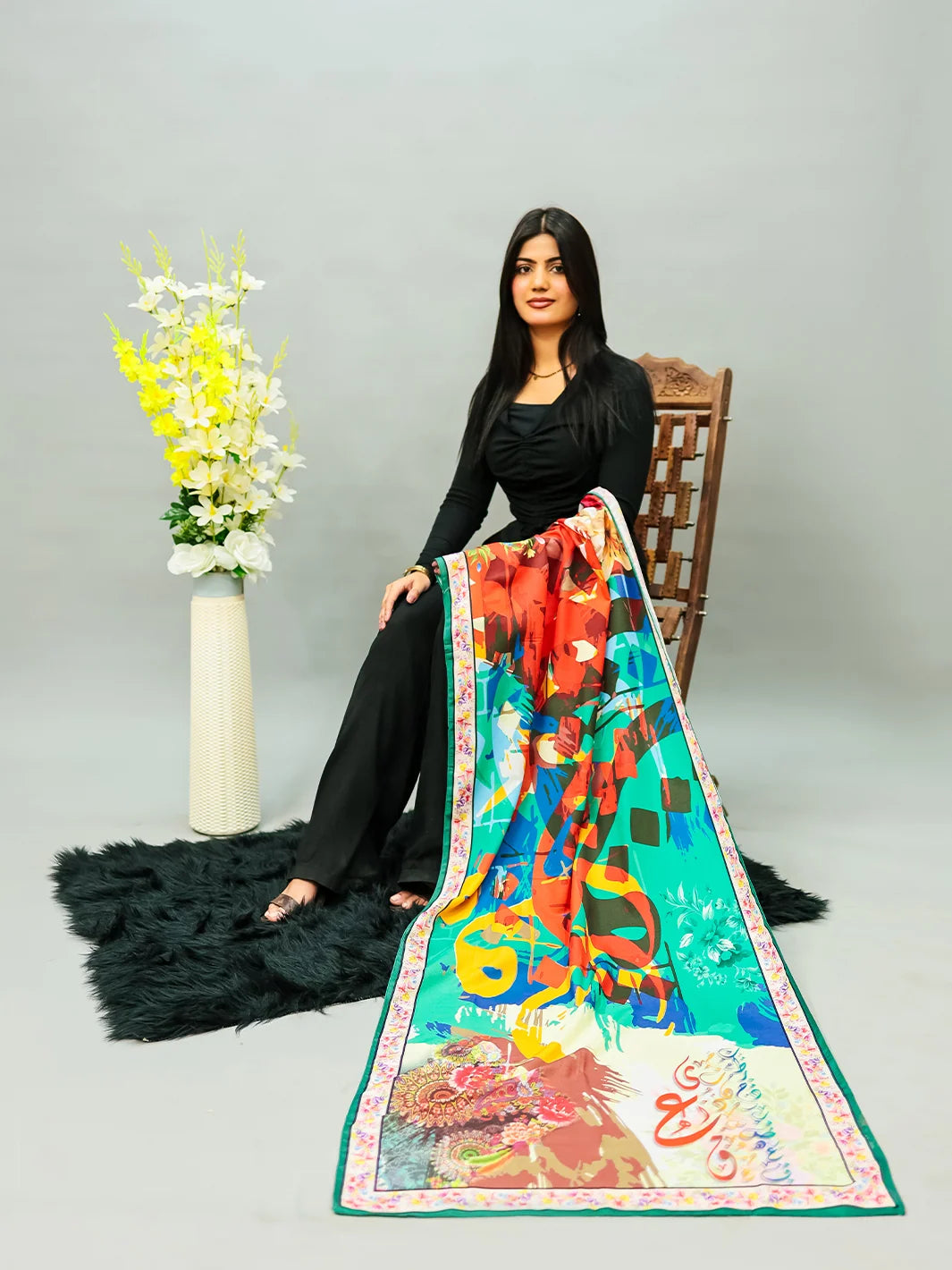 Waqt Ki Rangoli Stole