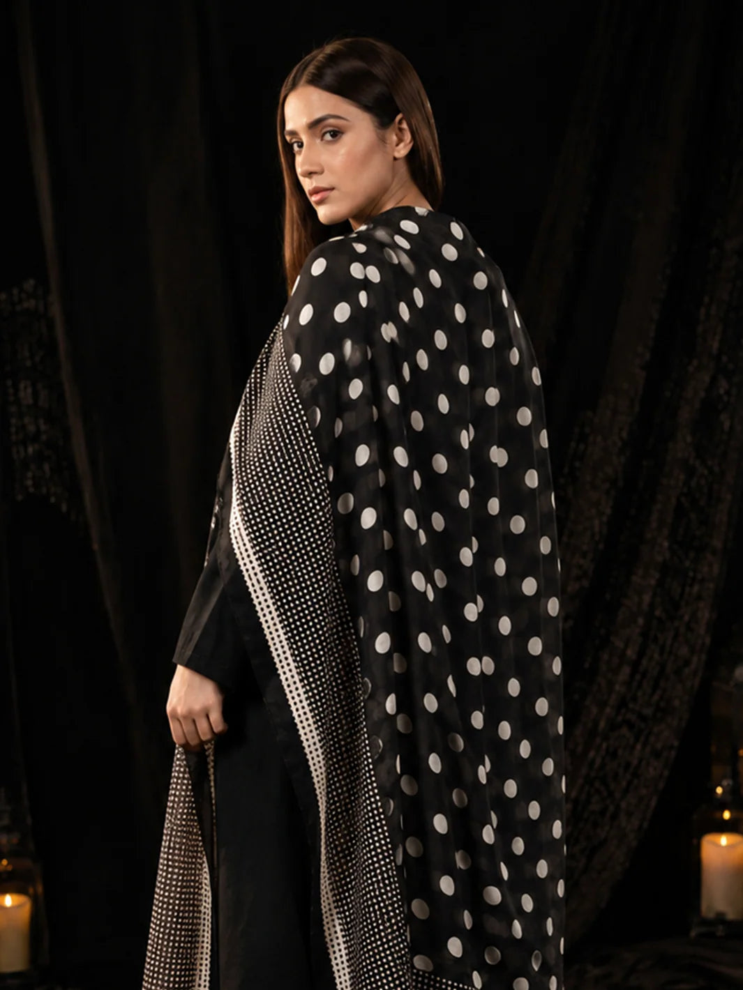 Polka Dot Odhni