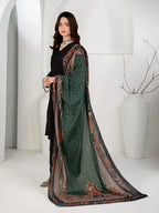 Aajizi Odhni | Emerald Green
