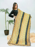 Phool Stripe Odhni (Mustard)