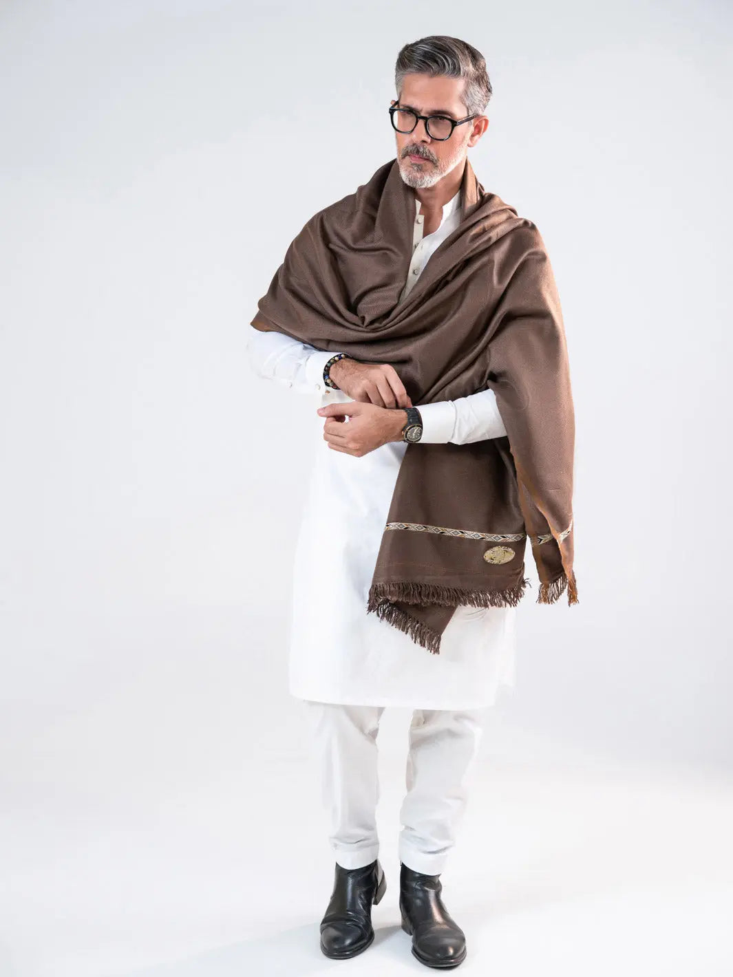 Deewana Shawl | Choco Brown TNG by MD