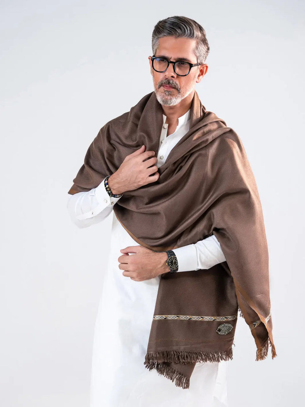 Deewana Shawl | Choco Brown TNG by MD