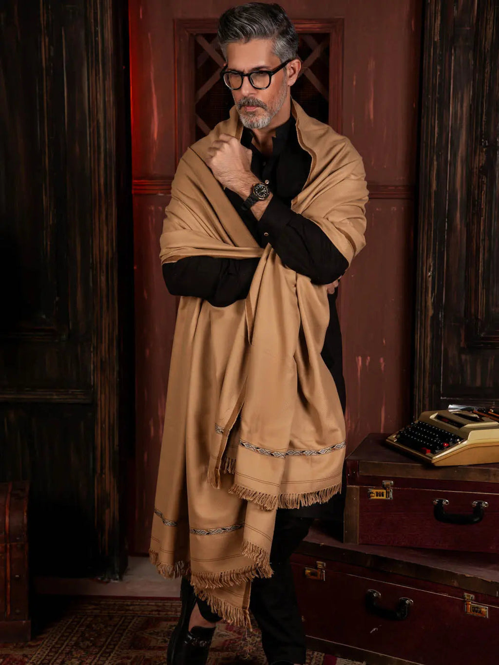 Deewana Shawl | Brown TNG by MD