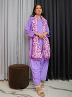 Hujoom Voile Odhni | Purple