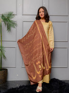 Iqbal Ka chand Stole | Brown