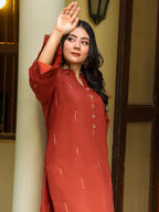 Nafeesa | Co-Ord Set | Rust