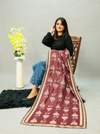 Jhumka Stole (Maroon)