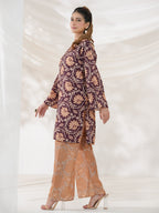Ilhaam Eilif Co-Ord Set (Maroonish)