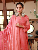 Mirza Ghalib shirt dupatta (Peach)