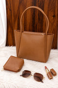 Tan / Caramel Brown Tote Bag