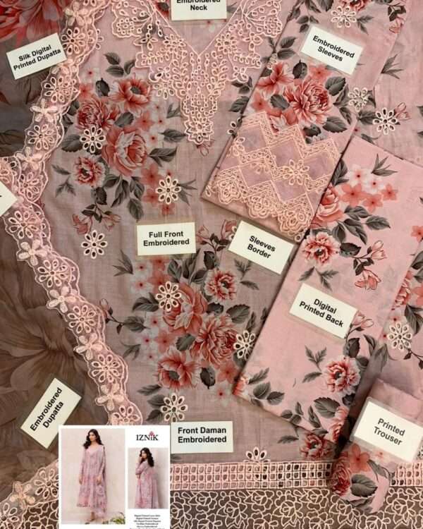 Iznik Peachy Pink Luxury Collection