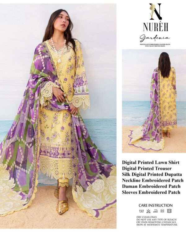 Nureh Embroidered 3pcs Collection