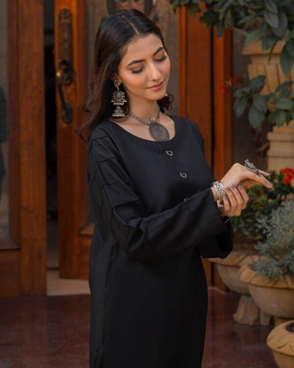 Ansha Co-Ord Set-Black