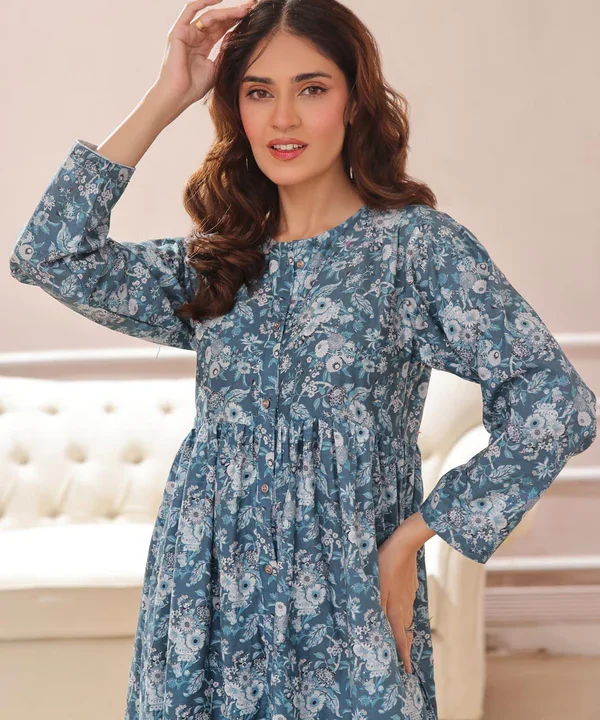 Nihara Frock | Cotton Slub