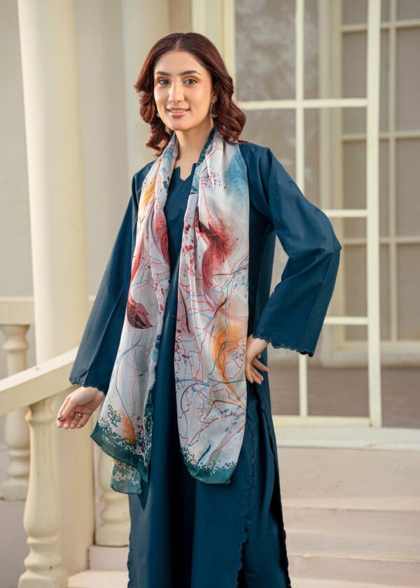 Rang jaa Silk Stole (Green Multi)