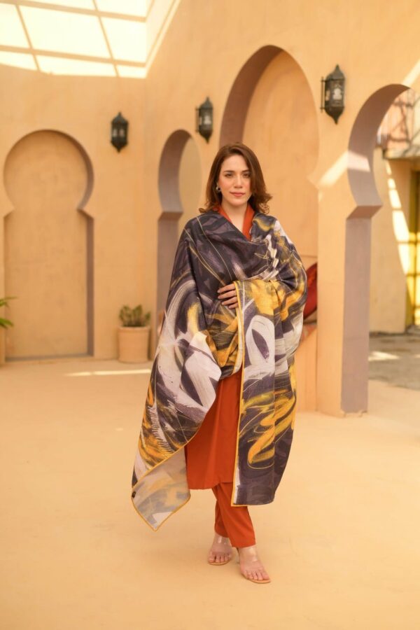 Rangdasti Shawl (Mustard)