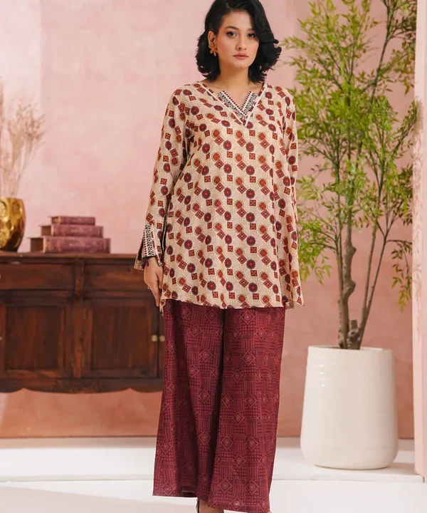 Ajrak | Printed | 2 Piece | Stitched
