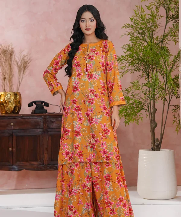 Neena | Gharara Set | Orange