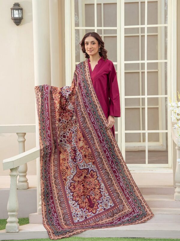 Zamana Lawn Odhni (Mustard)