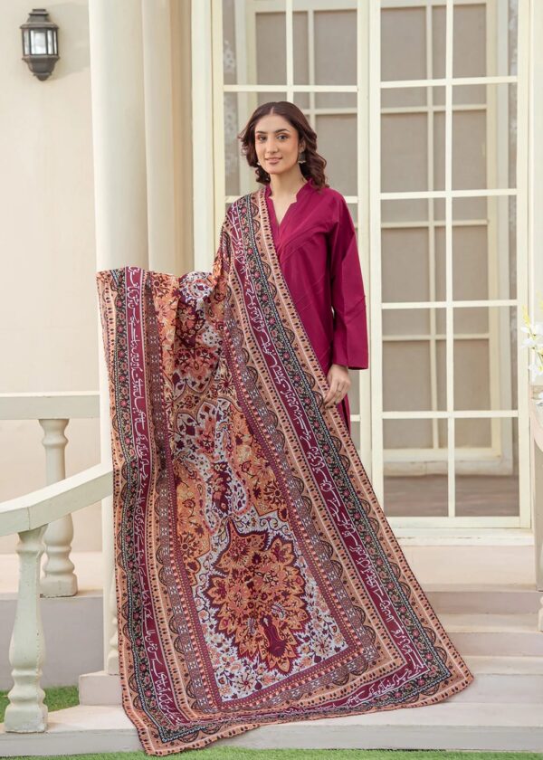Zamana Lawn Odhni (Mustard)