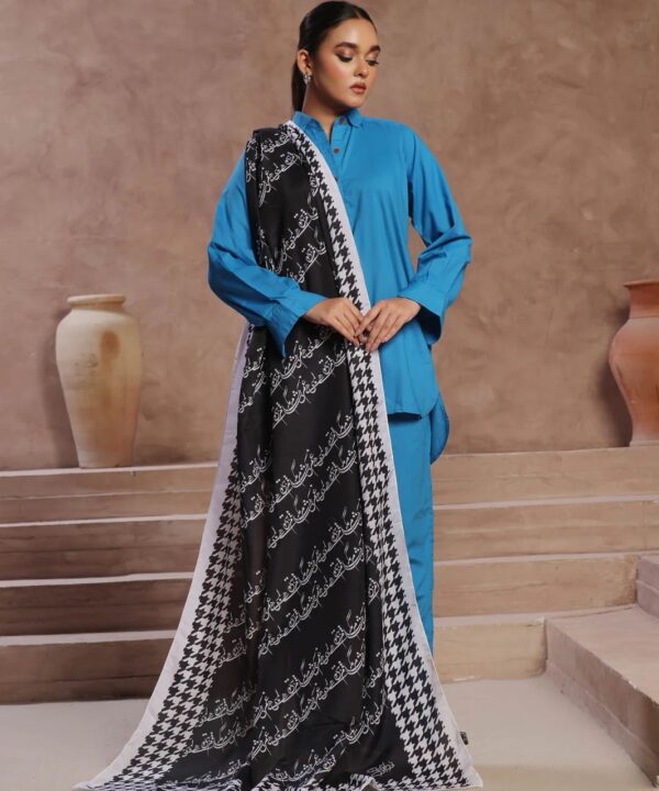 Sham Black Lawn Odhni