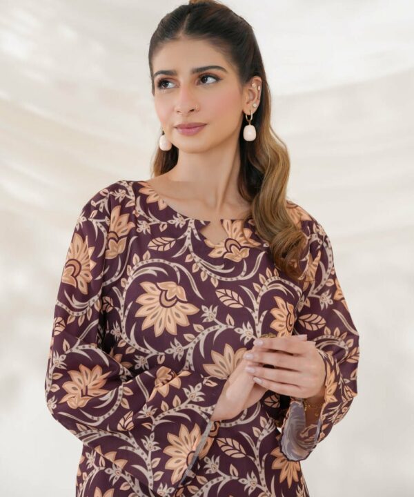 Mahjabeen Co-Ord Set (Maroonish)