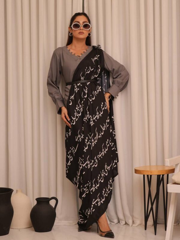 Jahan Silk Dupatta (Black)