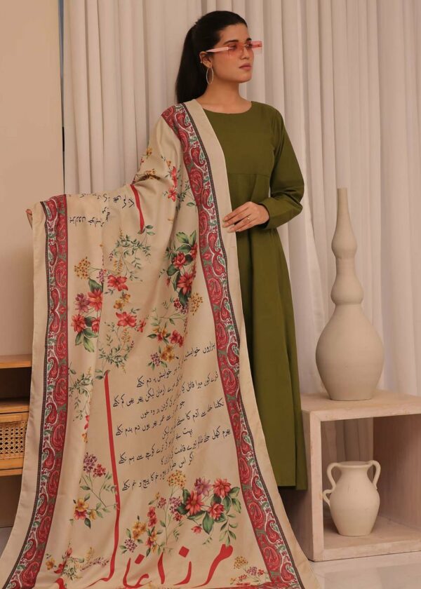 Phool Aur Ghalib Voile Dupatta