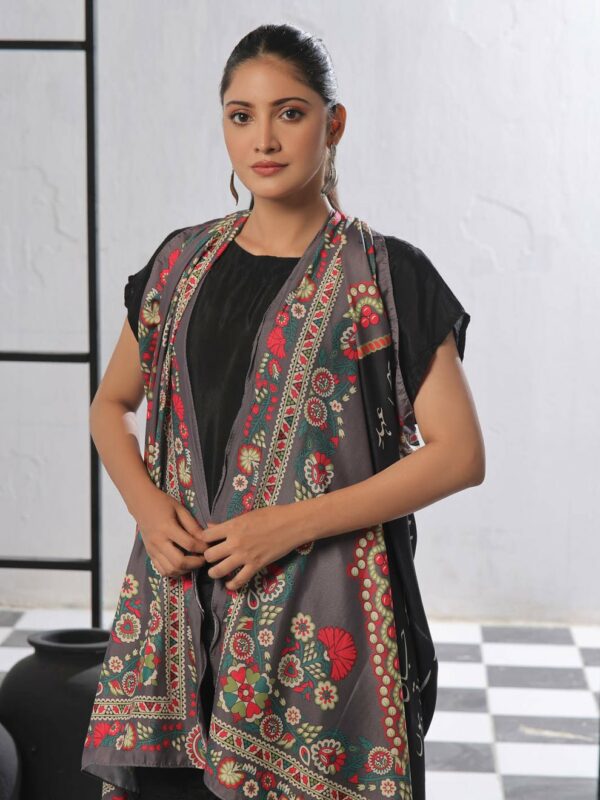 Washma Voile Dupatta (Black)