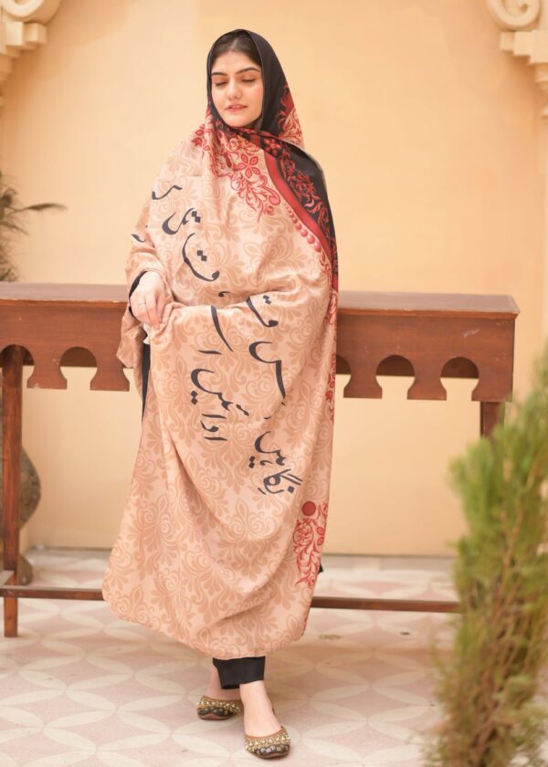 Nigahein Silk Dupatta (Beige)