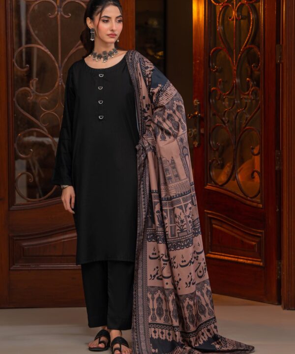 Taj Mahal Silk Dupatta (Brown)