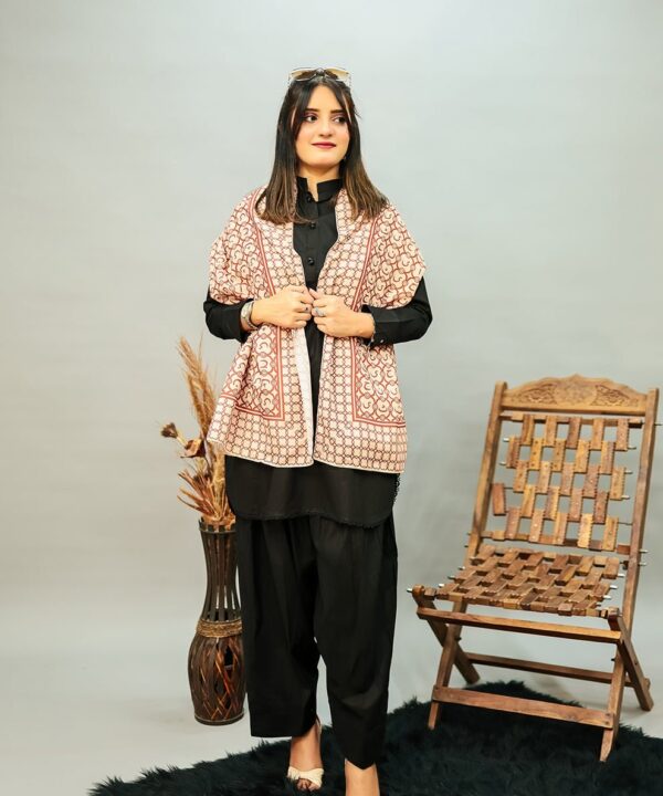 Jaan e Huroof Ishq Stole (Bronze)