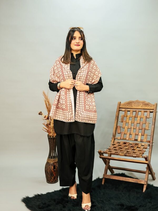 Jaan e Huroof Ishq Stole (Bronze)