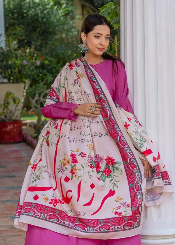 Phool Aur Ghalib Voile Dupatta