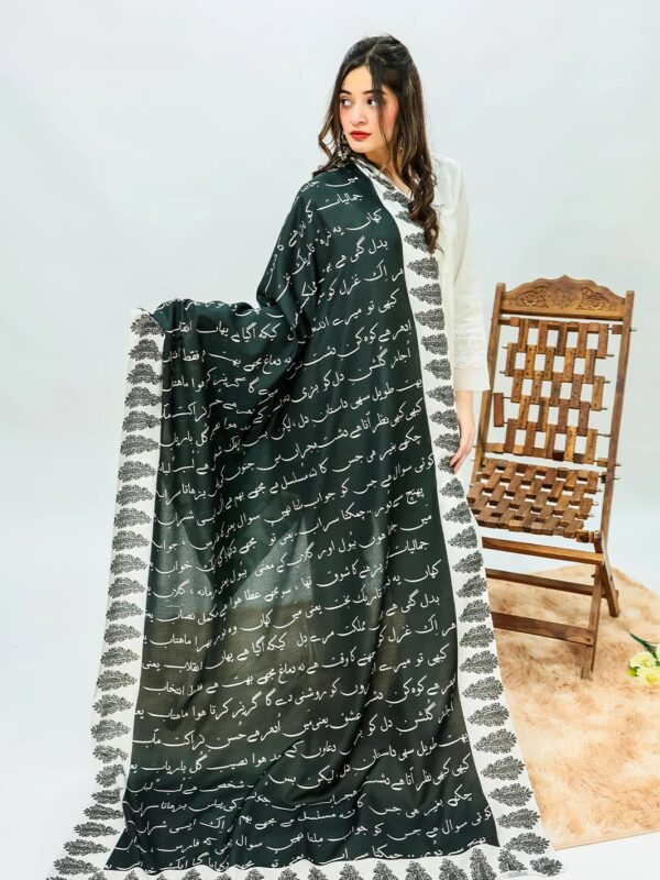 Dastaan Voile Odhni (Black)