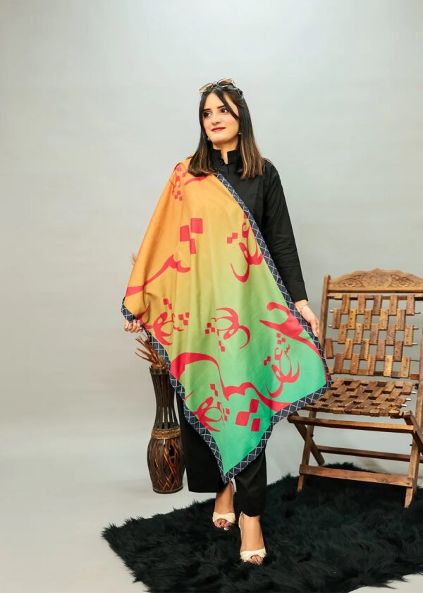 Ain se Ishq (pink) Stole