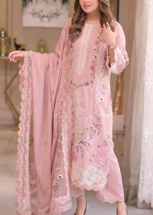 ANEELA’s WLUX-10A Chikankari Luxury Embroidered