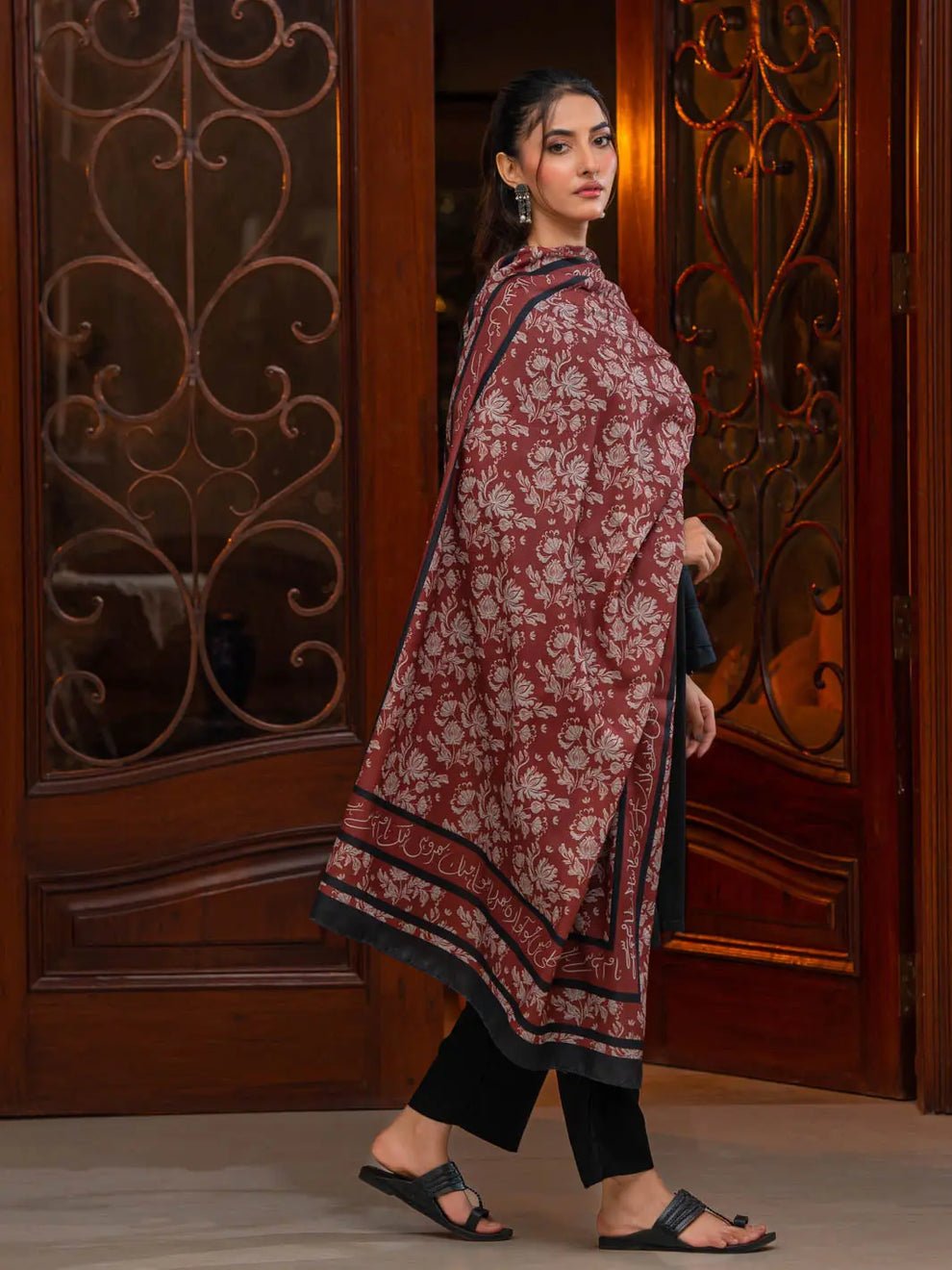Chahat Odhni (Brown) - Image 3