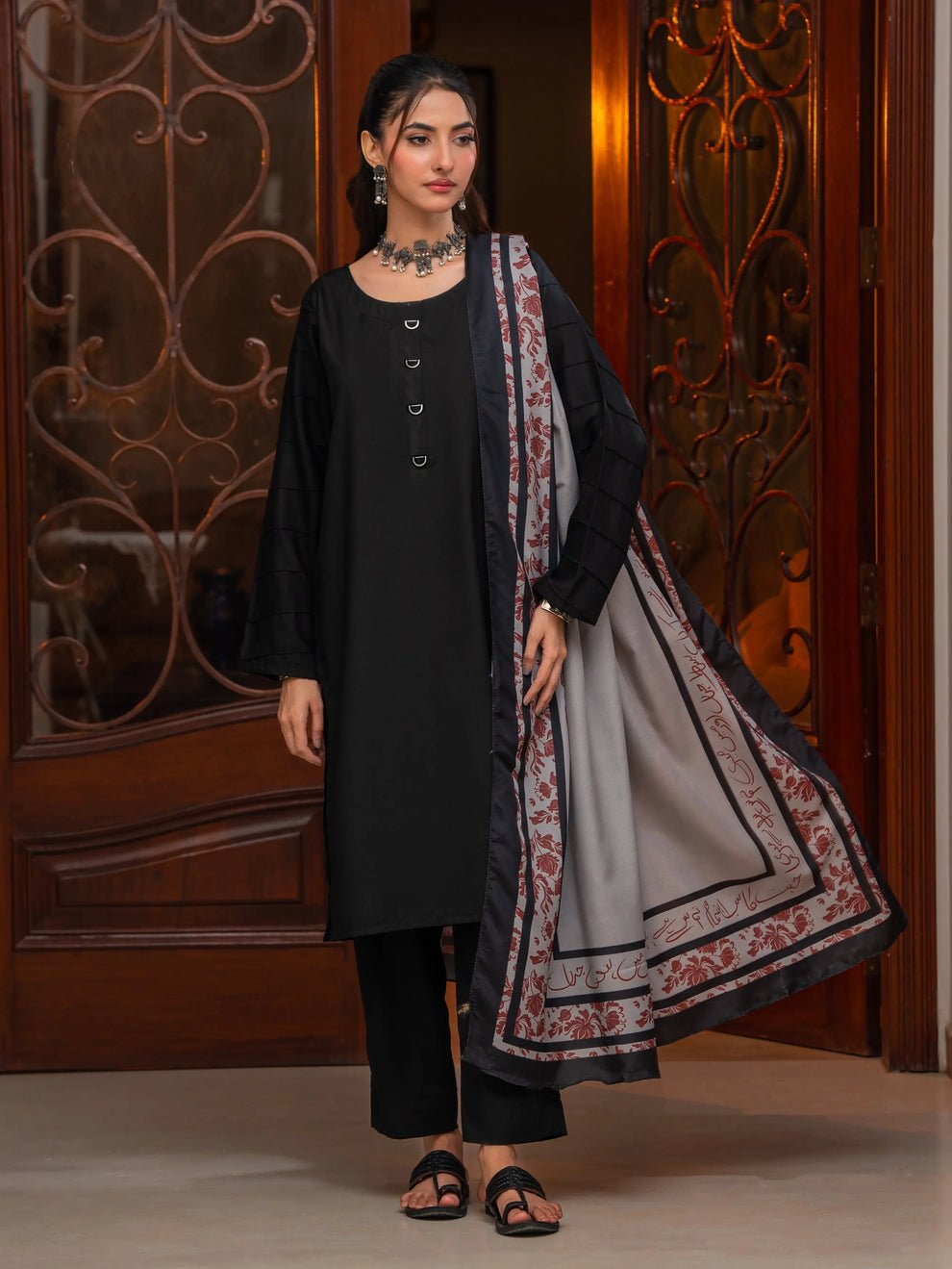 Chahat Odhni (Grey)