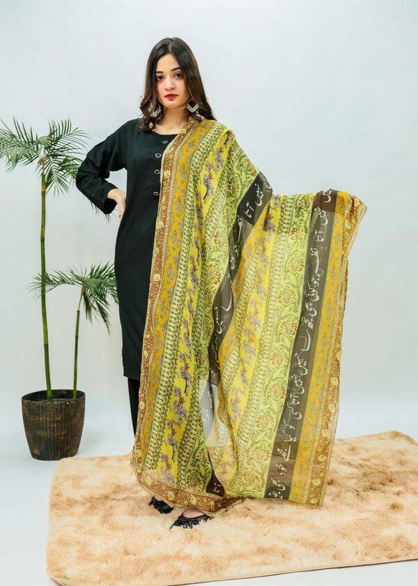 Phool Stripe Premium Silk Dupatta (Light)