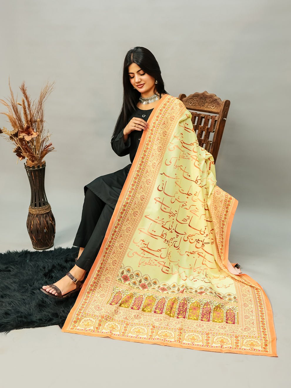 Yakeen Voile Dupatta (Skin) - Image 2