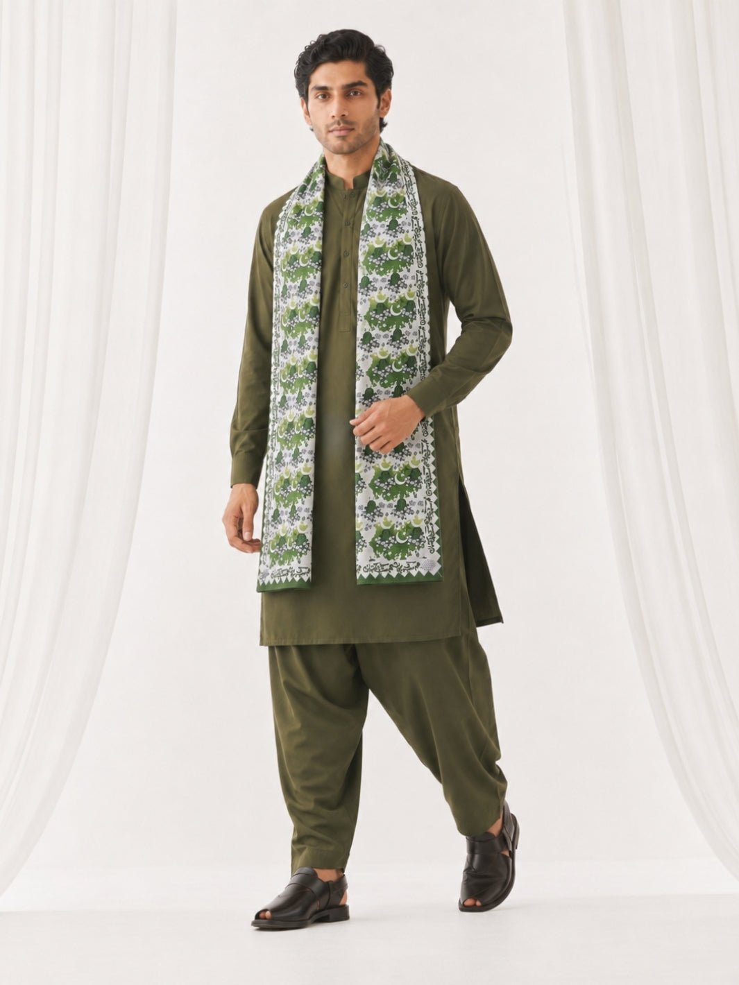 Sitara Pakistan Stole | Men - Image 2