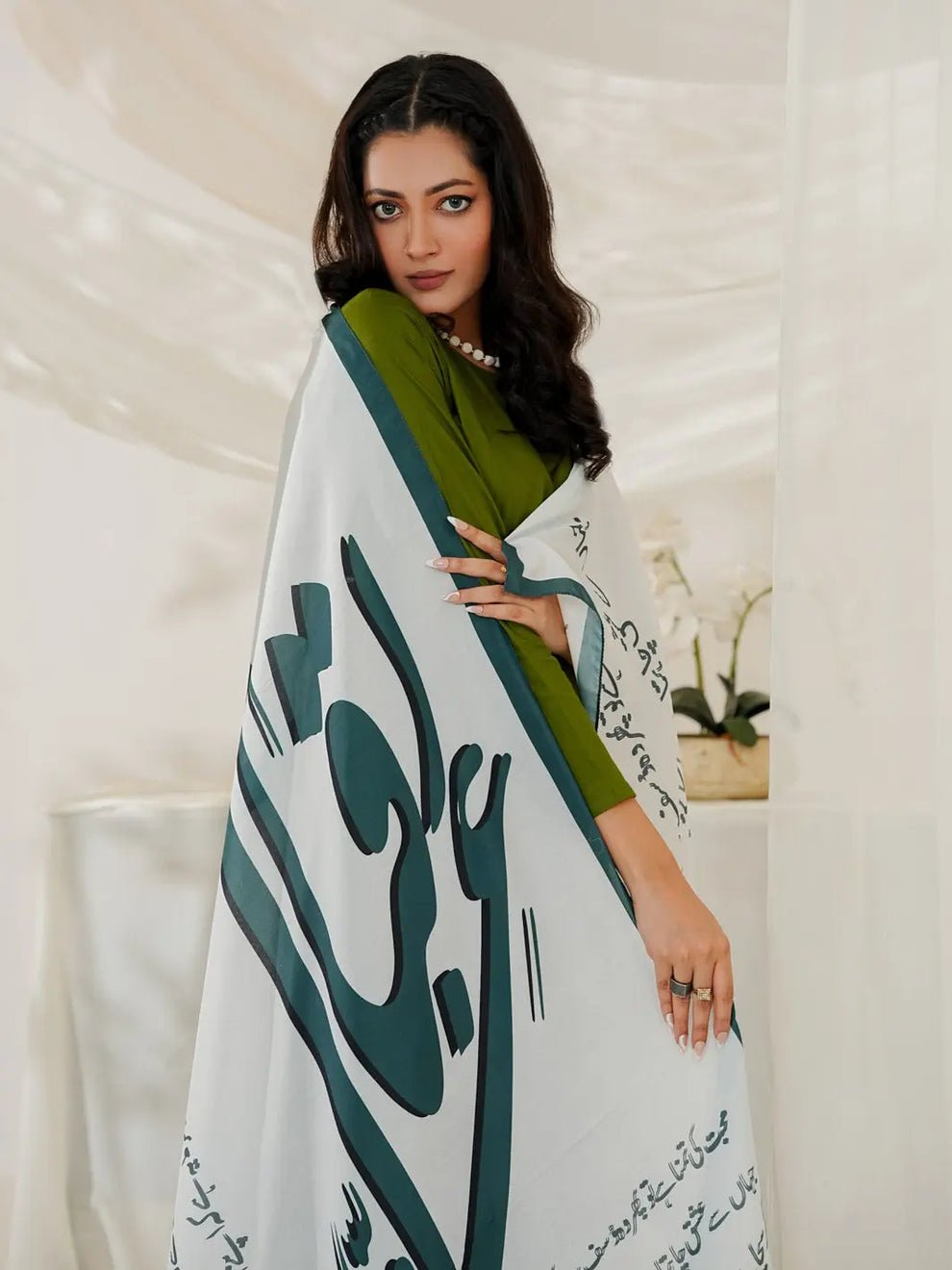 Shikwa Dupatta | White - Image 4