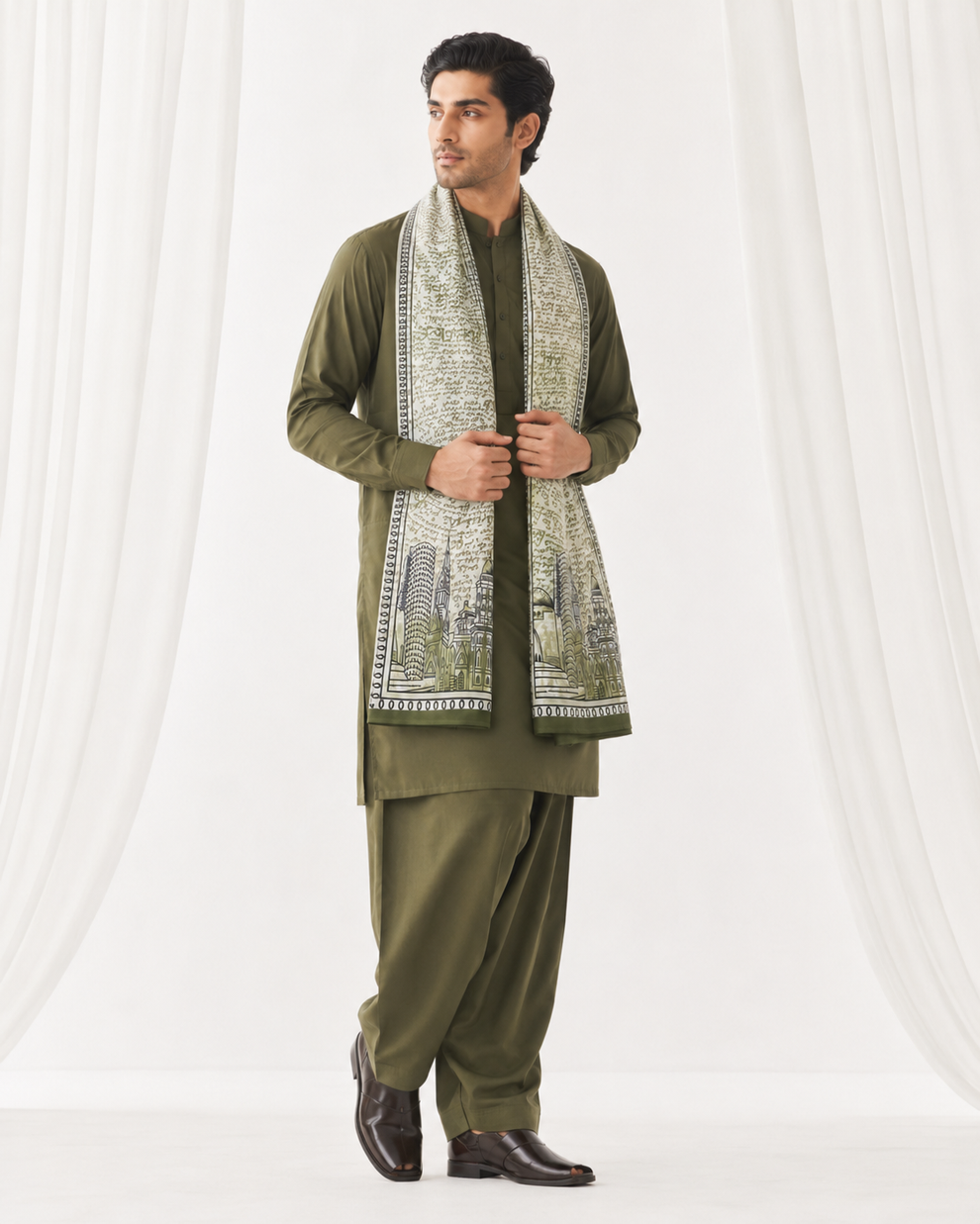 Hub e Pakistan Stole | Men - Image 4