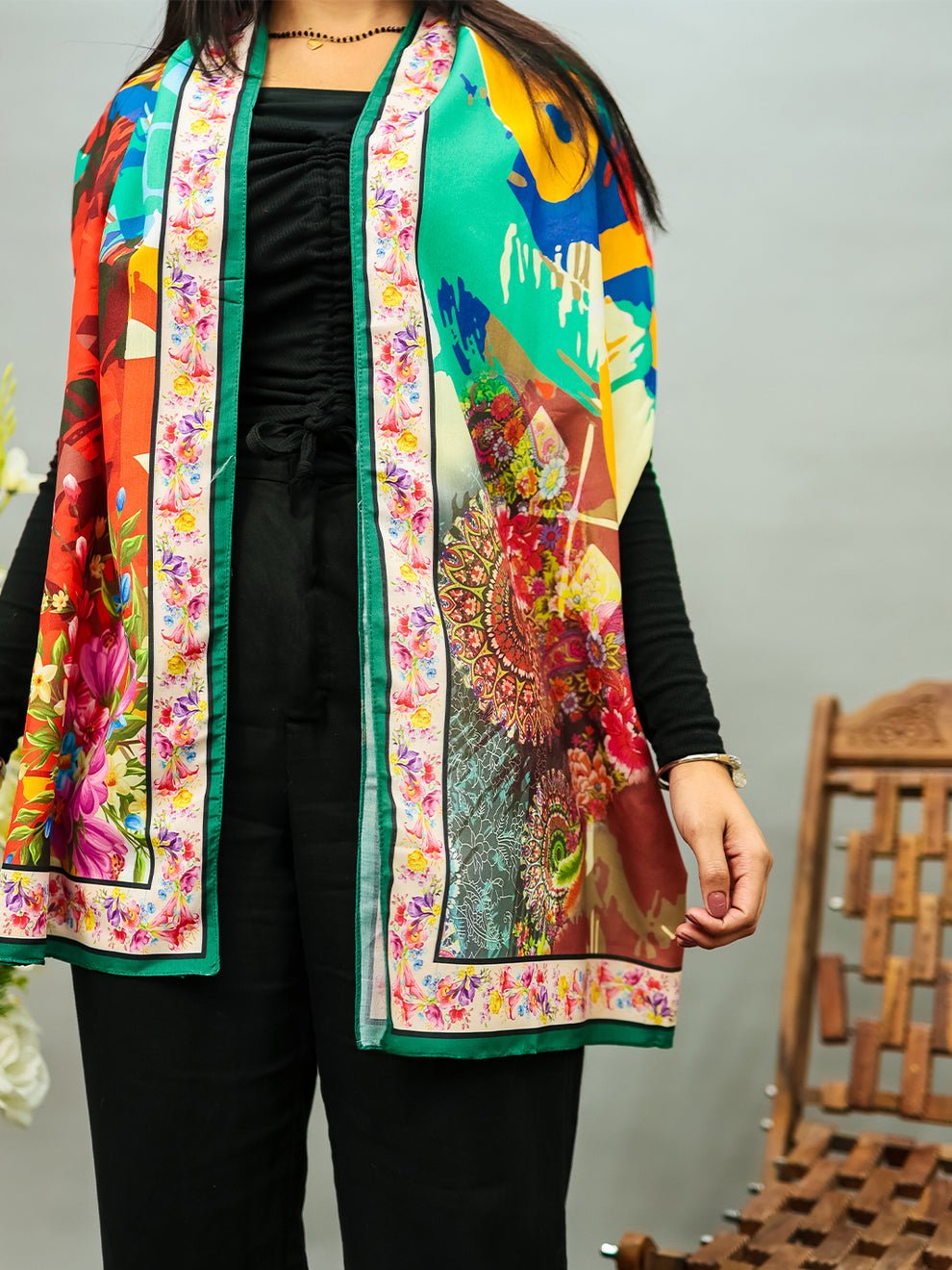 Waqt Ki Rangoli Stole - Image 3