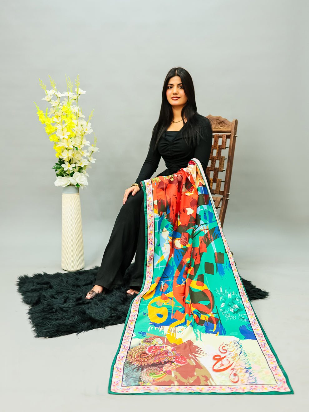 Waqt Ki Rangoli Stole - Image 2