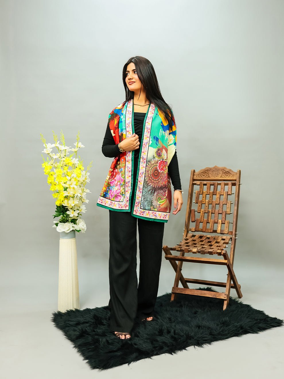 Waqt Ki Rangoli Stole - Image 4