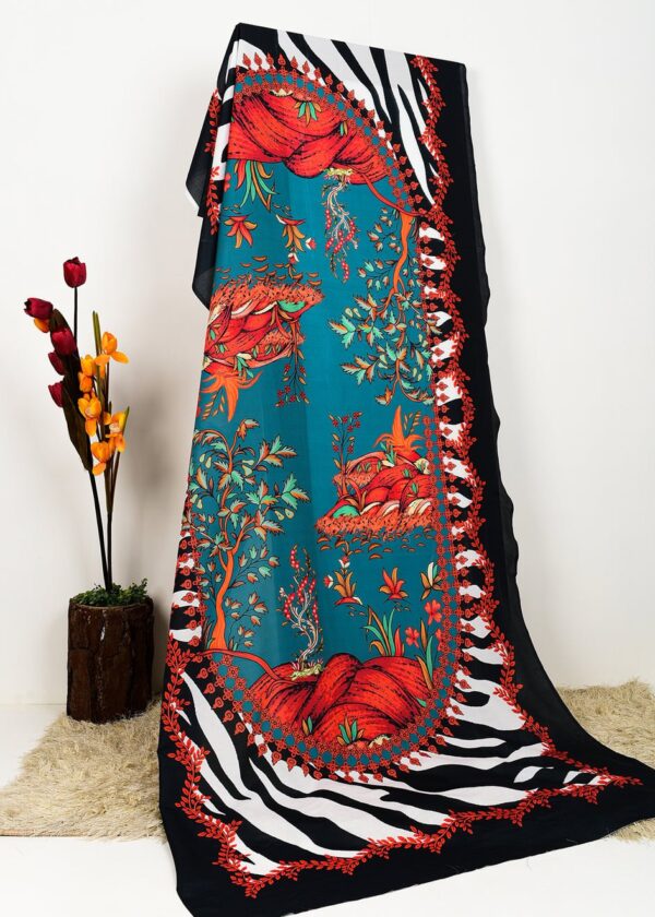 Zebra Voile Dupatta