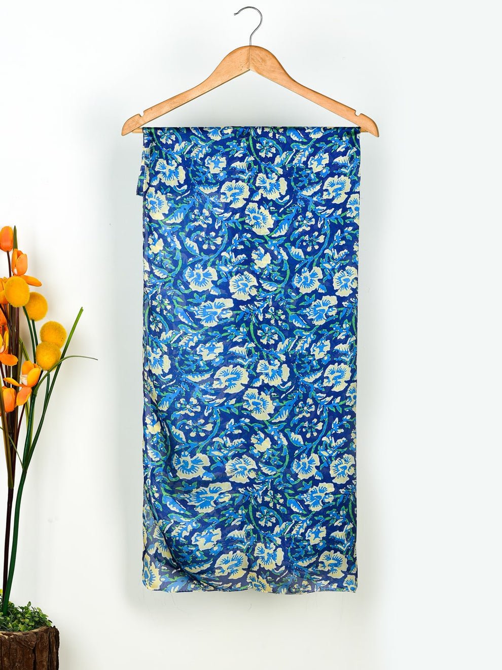 Orchids Floral Stole (Blue) - Image 2