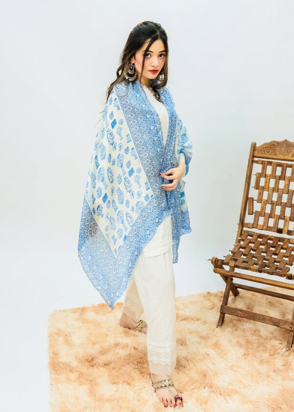 Vase e Faraz Stole (Blue)